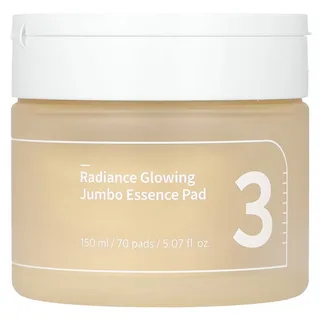 Numbuzin – No.3 Radiance Glowing Jumbo Essence Pad 150ml/70 pads