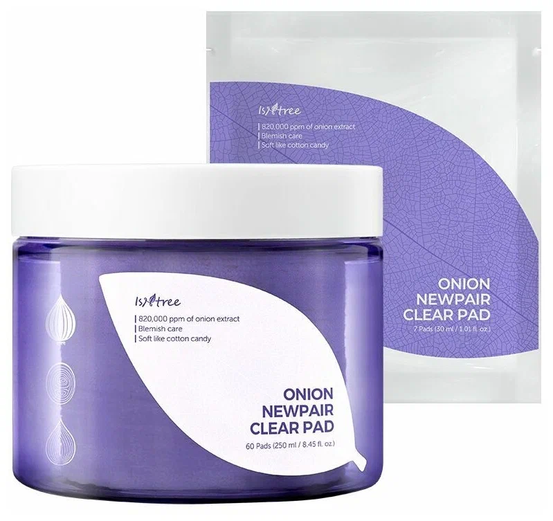 Isntree – Onion Newpair Clear Pad 60 EA 250ml